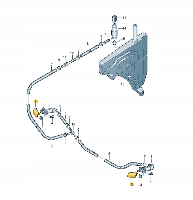 фото №2, Заглушка розпилювача фара audi q7 ліва