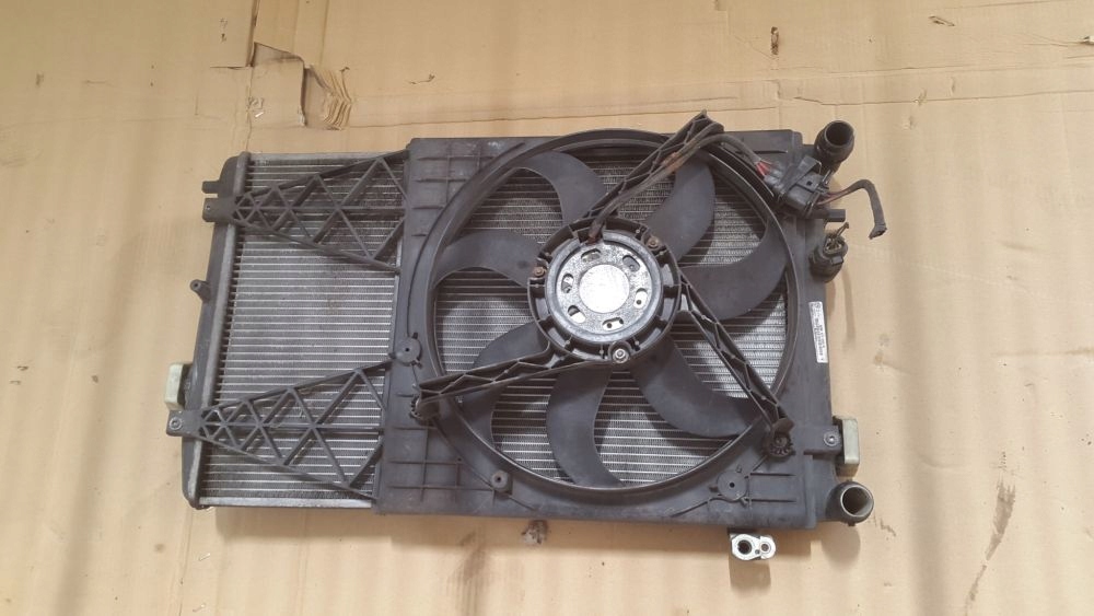 фото №1, Skoda roomster 1.9 tdi комплект радиатор вентилятор