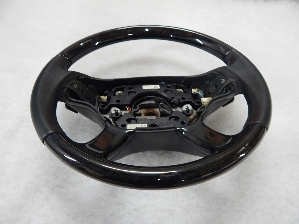 фото №7, Mercedes s-klasa w221 - воздуховод drewno лепестки переключения