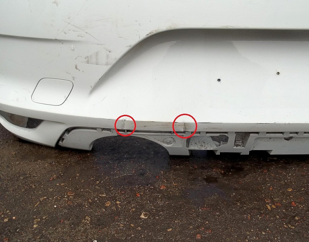 Renault megane gdand coupe 16-17 бампер задняя gda в Украине