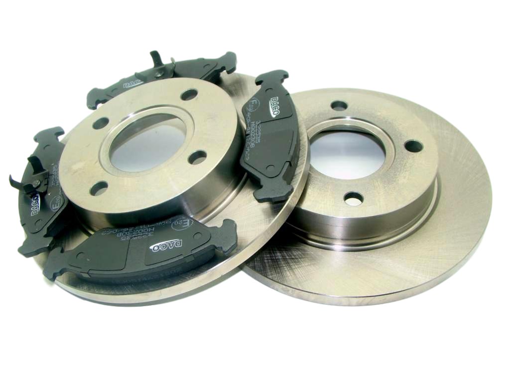 фото №1, Гальмівні диски x2 + гальмівні колодки ford fiesta mk4 iv ka mazda 121