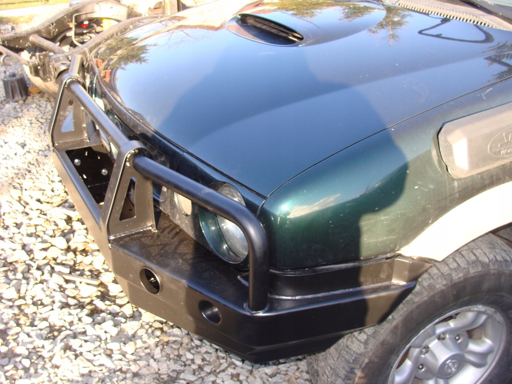 фото №12, Nissan terrano 2 бампер перед передній сталевий 4x4