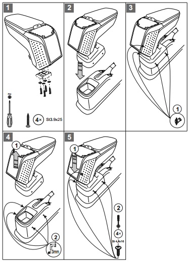 фото №11, Suzuki sx4 s-cross 2015- підлокітник armster 2