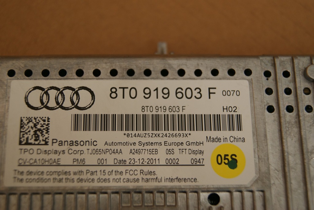 фото №8, Audi q5 8r набор навигация navi mmi 8t0919603f