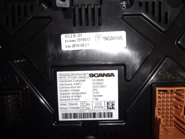 фото №3, Счетчик приборы scania 2010r 800zł.netto