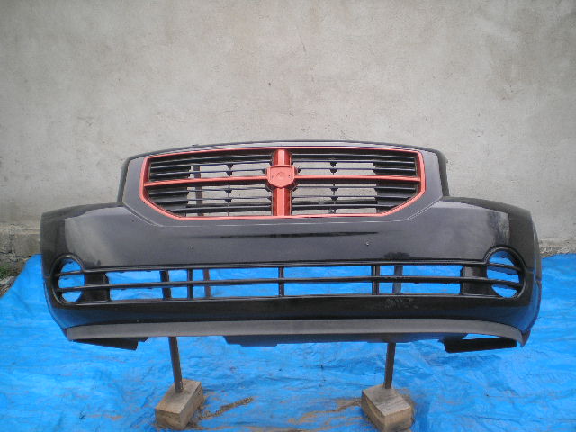 фото №1, Бампер перед передний dodge caliber решётка радиатора poznań