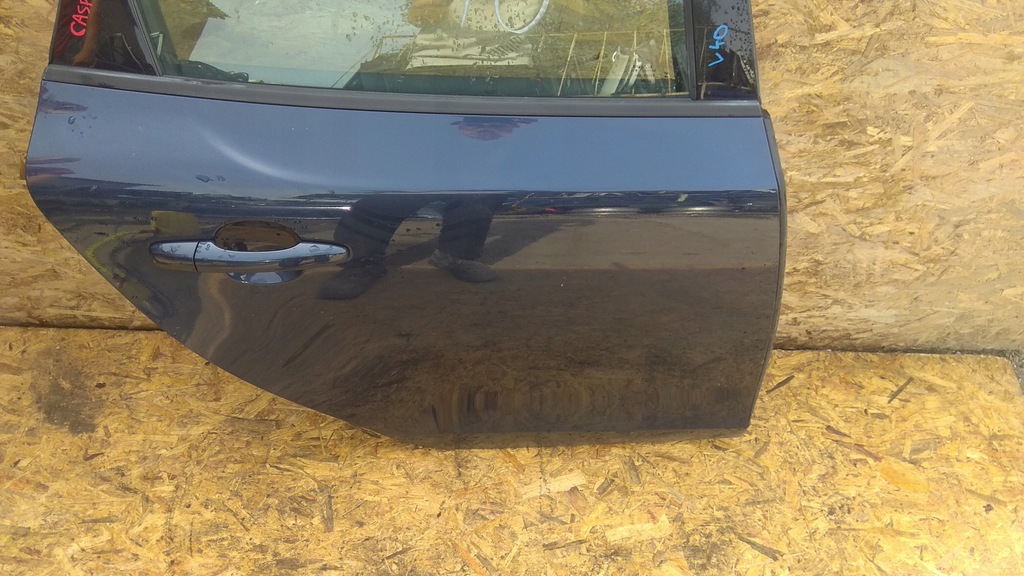 фото №3, Volvo v40 2 ii дверь правый задняя цвет caspian-blue