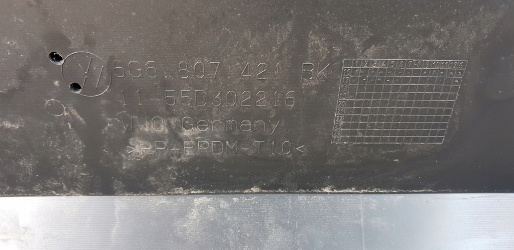 фото №8, Бампер задня задній vw golf vii lift pdc