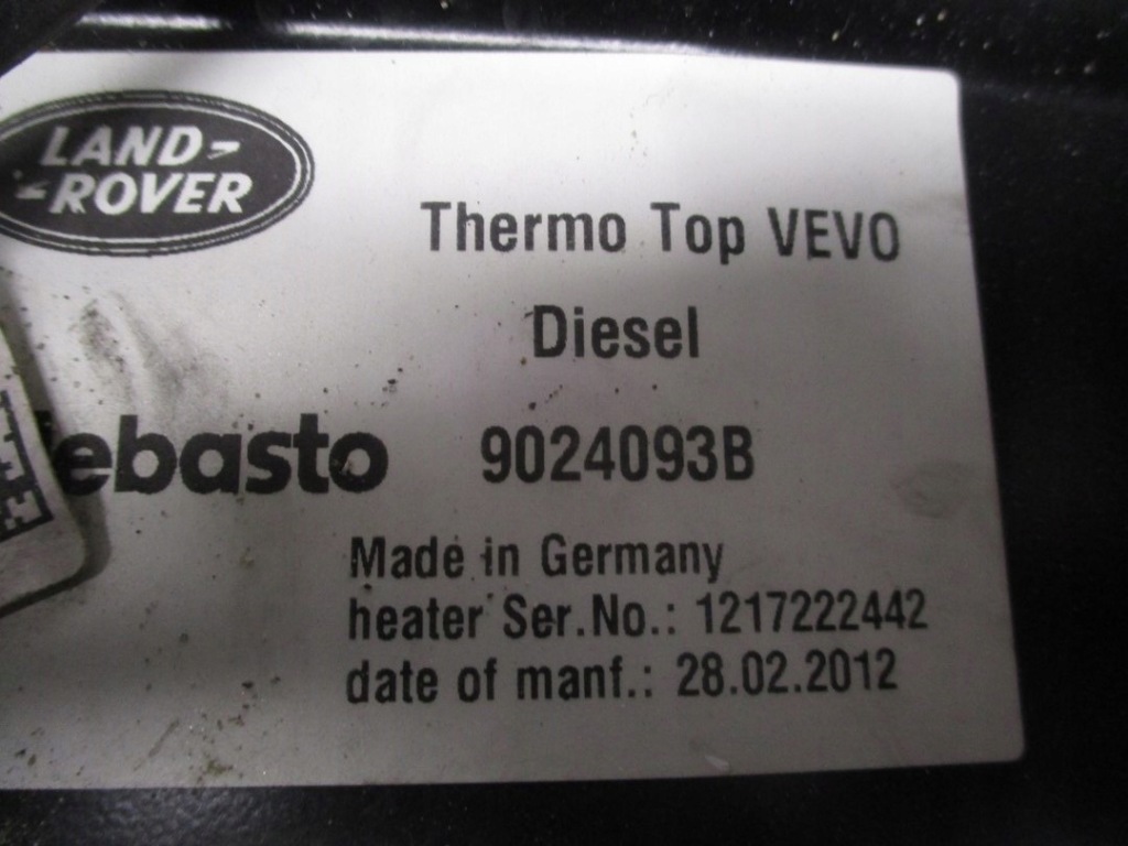 фото №5, Webasto 9024093b