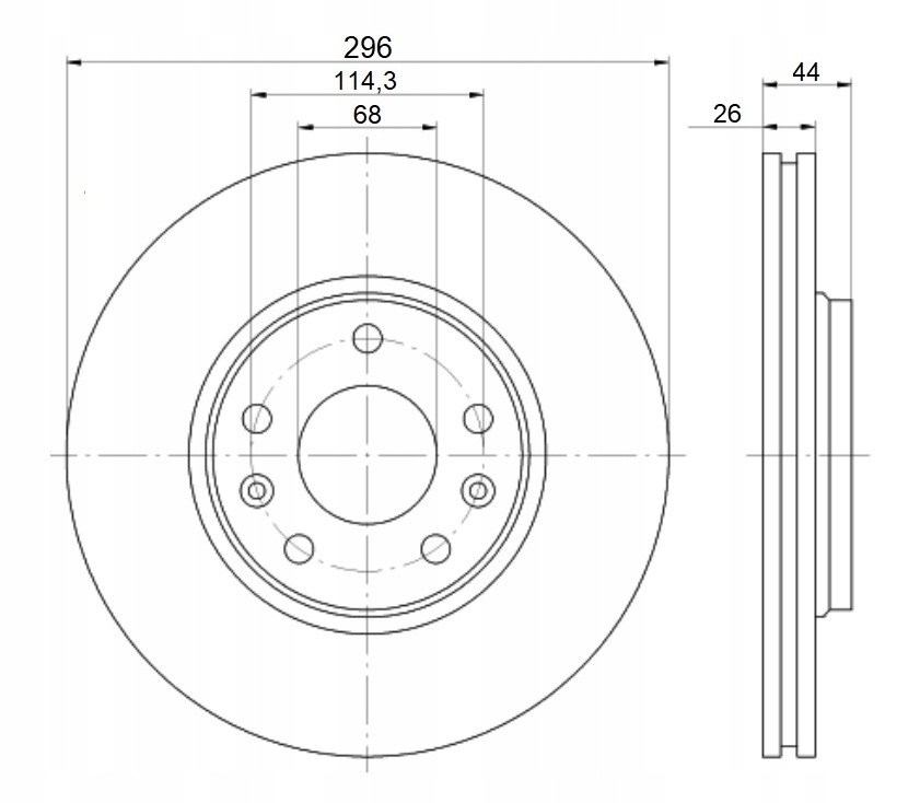 фото №2, Тормозные диски mikoda 1761 renault grand scenic iii перед