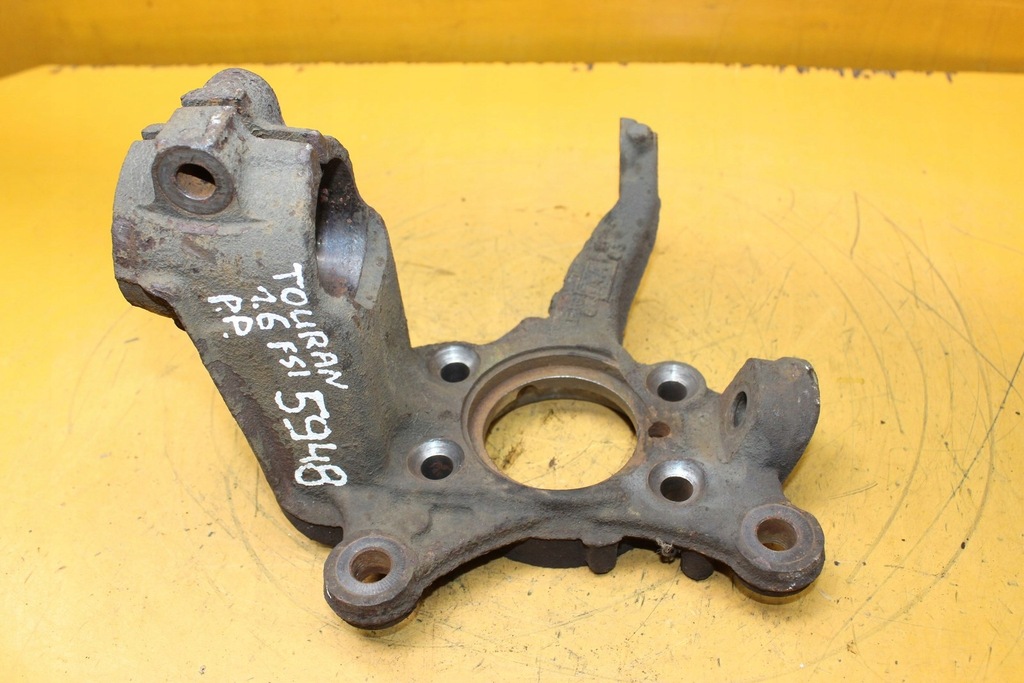 фото №7, Поворотний кулак колеса правий перед vw touran 1.6fsi