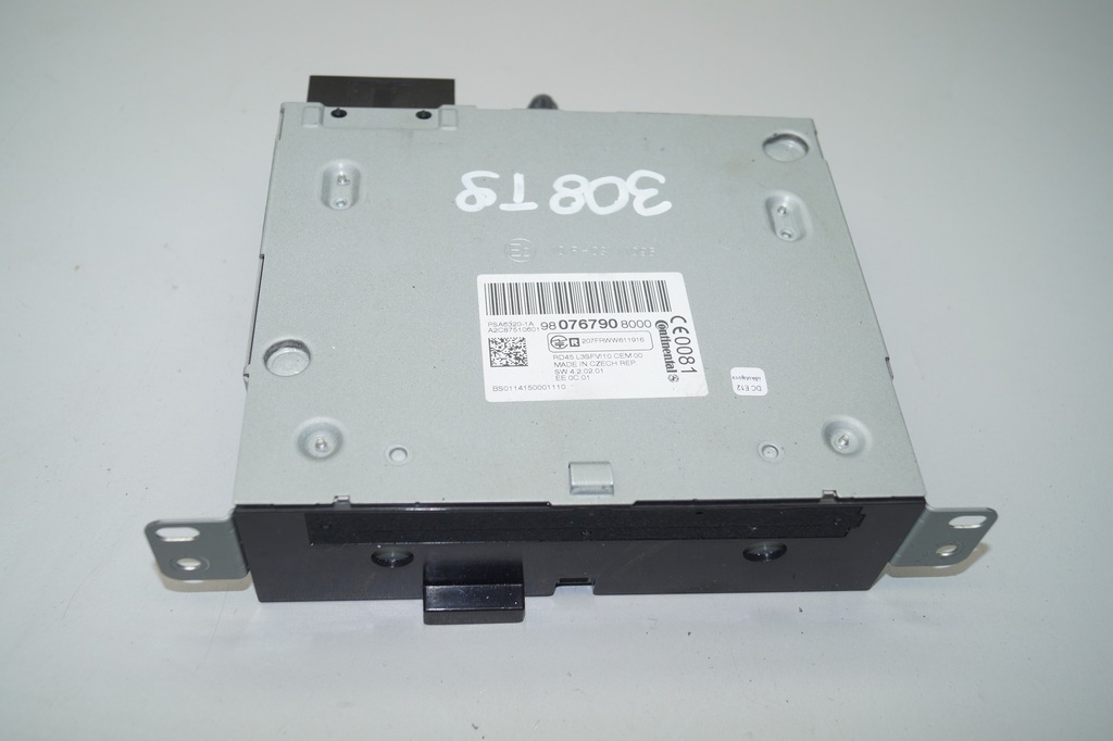 фото №1, Peugeot 308 ii t9 радио радиопроигрыватель