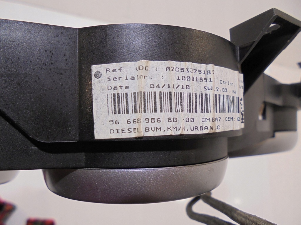 фото №3, Лічильник peugeot 207 1.4 hdi 2010 9666898680